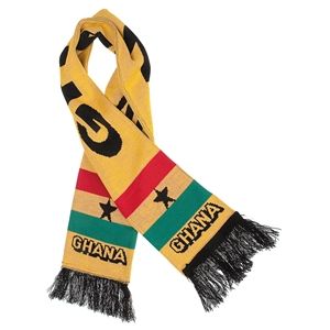 hidden Ghana Team Fan Soccer Scarf
