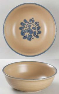 Pfaltzgraff Folk Art Super Soup/Cereal Bowl, Fine China Dinnerware   Blue Floral