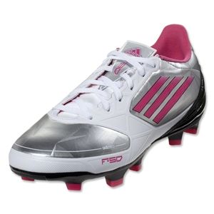 adidas Womens adizero F30 TRX FG (Metallic Silver/Bright Pink/Running White)