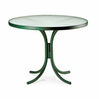 Telescope Casual 36 in. Round Glass Top Patio Dining Table   5265