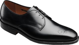 Mens Allen Edmonds Flatiron   Black Custom Calf Lace Up Shoes