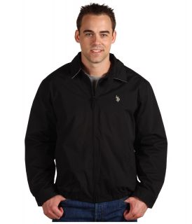 U.S. Polo Assn Golf Jacket  Small Pony Mens Jacket (Black)