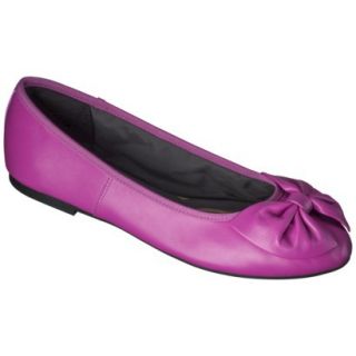 Womens Sam & Libby Chelsea Bow Genuine Leather Flat   Pink 6.5