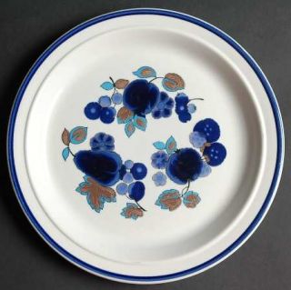 Royal Doulton Festival Salad Plate, Fine China Dinnerware   Lambethware, Blue Fr