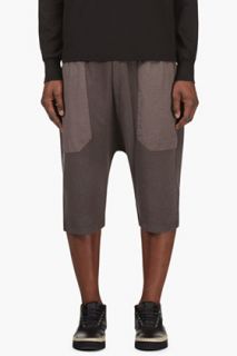 Silent By Damir Doma Grey Knit Lounge Shorts