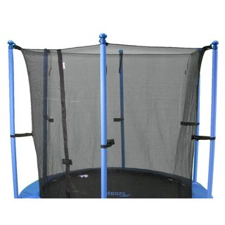 15 foot Round Trampoline Enclosure Safety Net For 6 Poles Or 3 Arches