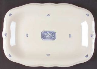 Pfaltzgraff Maison Blue 15 Rectangular Serving Platter, Fine China Dinnerware  