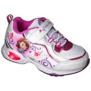 Toddler Girls Sofia The First Light Up Sneaker   Pink 9