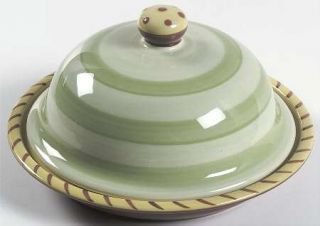 Pfaltzgraff Pistoulet Round Covered Butter, Fine China Dinnerware   Stoneware, M