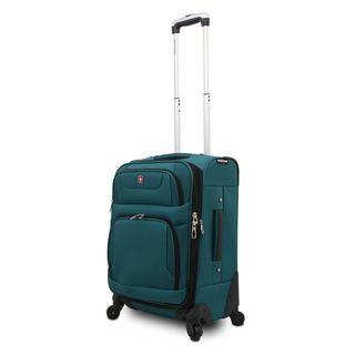 Swissgear Sa7297 Collection 28 inch Teal Expandable Spinner Upright (TealWeight 11 poundsPockets Interior zippered mesh accessory pocketStrap Adjustable compression strapsCarrying handle Telescoping locking handleWheeled YesWheel type 360 degree spi