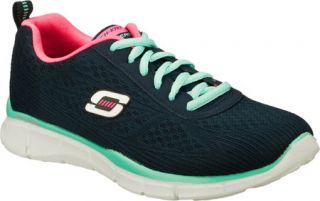 Womens Skechers Align Equalizer   Navy/Aqua Casual Shoes