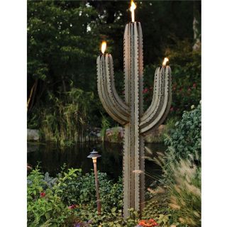 Desert Steel Saguaro Cactus Torch Multicolor   151 062VT