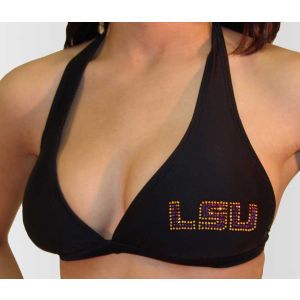 LSU Tigers Miss Fanatic Shimmer Halter Top