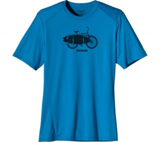 Mens Patagonia Capilene 1 Graphic T Shirt 45321   Larimar Blue Graphic T Shirts