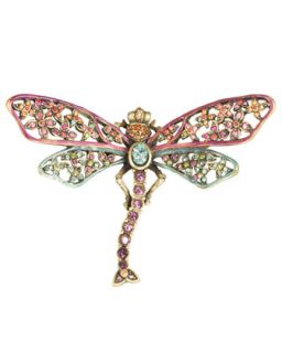 Floral Dragonfly Pin