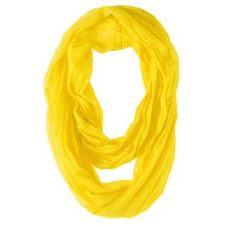 Solid Infinity Scarf   Yellow