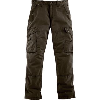 Carhartt Cotton Ripstop Pant   Dark Coffee, 46 Inch Waist x 30 Inch Inseam,