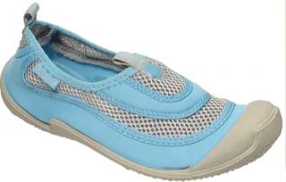 Womens Cudas Flatwater   Light Blue Mesh/Stretch Neoprene Swim Shoes
