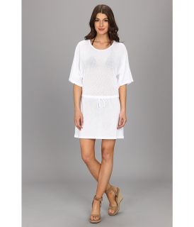 Allen Mesh Tunic Dress Womens Dress (White)
