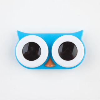 Owl Contact Lens Case Blue One Size For Women 198449200