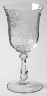 Heisey Olympiad (Stem #3360) Water Goblet   Stem #3360, Etch #458