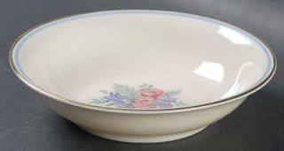 Pirkenhammer Pir17 Fruit/Dessert (Sauce) Bowl, Fine China Dinnerware   Pink & Bl