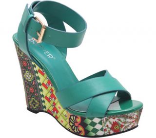 Womens L & C Jayma 01   Green Sandals