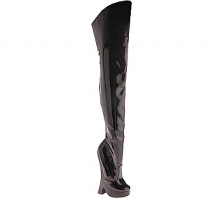 Womens Devious Femme 3010   Black Patent Boots