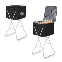 Picnic Time Miami Dolphinsparty Cube (BlackMaterials PolyesterRemovable, collapsible stand so cooler is at a comfortable height Removable water resistant interior dividerLightweightStandard size integrated umbrella slot )