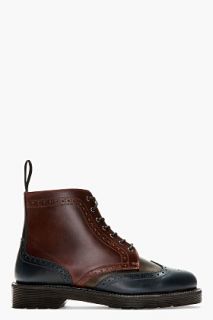 Dr. Martens Burgundy Leather 8_eye Bentley Ankle Boots