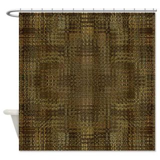  Shimmering Golden Art Deco Style Shower Curtain  Use code FREECART at Checkout