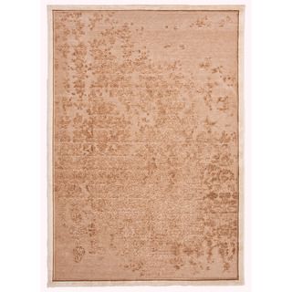 Contemporary Abstract Pattern Ivory Rug (5 X 76)