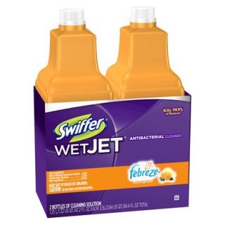 Swiffer WetJet Antibacterial Cleaner Solution Refills 2 pk