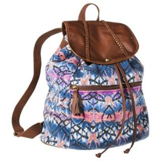 Mossimo Supply Co. Print Backpack Handbag   Blue