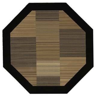 Everest Hamptons/multi Stripe black 311 Octagon Rug (BlackSecondary colors Antique Ivory, Bark, Barley & SagePattern StripesTip We recommend the use of a non skid pad to keep the rug in place on smooth surfaces.All rug sizes are approximate. Due to the