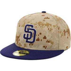 San Diego Padres New Era MLB Authentic Collection Stars and Stripes 59FIFTY Cap