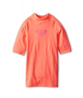 Roxy Kids Whole Hearted S/S Surf Shirt Girls Swimwear (Pink)