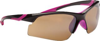 New Balance 555   Shiny Black/Pink Sunglasses