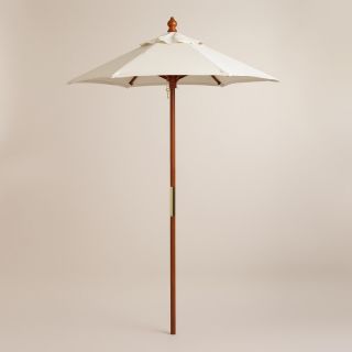5 Brown Umbrella Frame and Pole   World Market