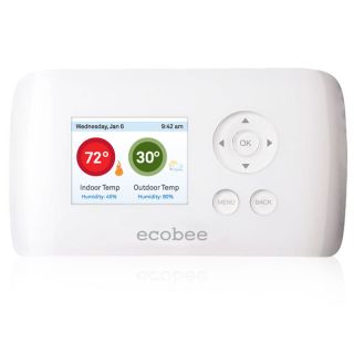 Ecobee EBEMSSi01 Thermostat, EMS Si WiFi Enabled Full Color Screen Commercial Series