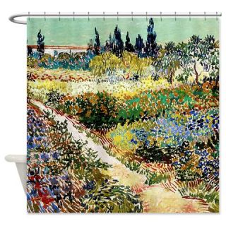  Van Gogh Garden At Arles Shower Curtain  Use code FREECART at Checkout