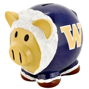 Washington Huskies Forever Collectibles Mini Thematic Piggy Bank NCAA