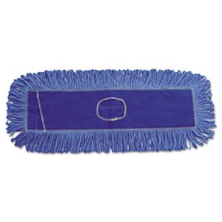 Unisan 5X18 Blue Looped End Dust Mop Refill Slot Pocket