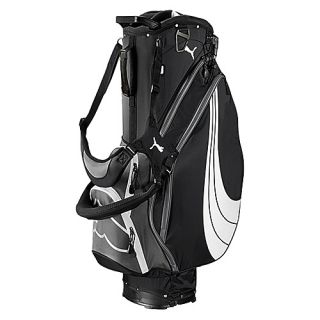 Form Stripe Stand Bag Black/Castlerock   Puma Golf Bags
