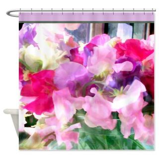  Old Fashioned Sweet Peas in a Jar Shower Curtain  Use code FREECART at Checkout