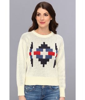 The Portland Collection by Pendleton Little Crane Pullover Womens Long Sleeve Pullover (Beige)