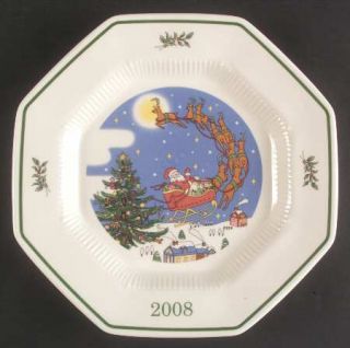 Nikko Christmastime 2008 Collector Plate, Fine China Dinnerware   Classic Collec