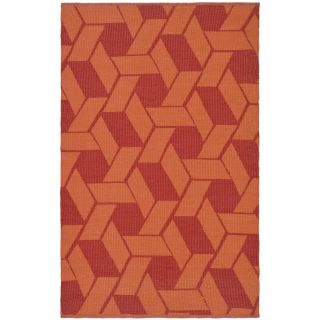 Thom Filicia Hand woven Indoor/ Outdoor Blood/ Orange Rug (3 X 5)