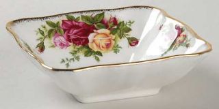 Royal Albert Old Country Roses Sweet Meat Square 4, Fine China Dinnerware   Mon