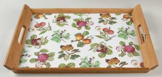 Portmeirion Pomona 18 Bamboo Stacking Tray, Fine China Dinnerware   Fruit And F